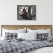TAURIEL™ en LEGOLAS GREENLEAF™ Graphic Canvas Afdruk (Insitu (Slaapkamer))