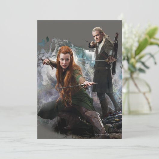 TAURIEL™ en LEGOLAS GREENLEAF™ Graphic Kaart (Staand voorkant)