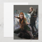 TAURIEL™ en LEGOLAS GREENLEAF™ Graphic Kaart (Voorkant / Achterkant)