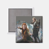 TAURIEL™ en LEGOLAS GREENLEAF™ Graphic Magneet (Voorkant / Achterkant)