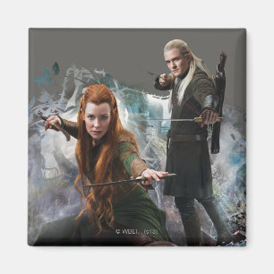 TAURIEL™ en LEGOLAS GREENLEAF™ Graphic Magneet