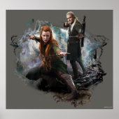 TAURIEL™ en LEGOLAS GREENLEAF™ Graphic Poster (Voorkant)