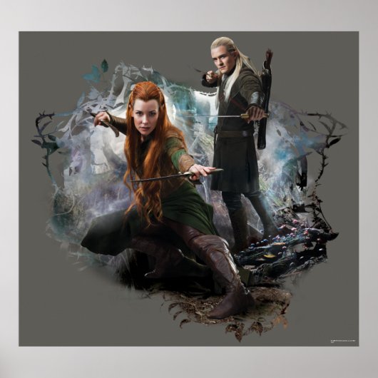 TAURIEL™ en LEGOLAS GREENLEAF™ Graphic Poster (Voorkant)