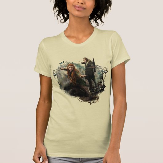 TAURIEL™ en LEGOLAS GREENLEAF™ Graphic T-shirt (Voorkant)
