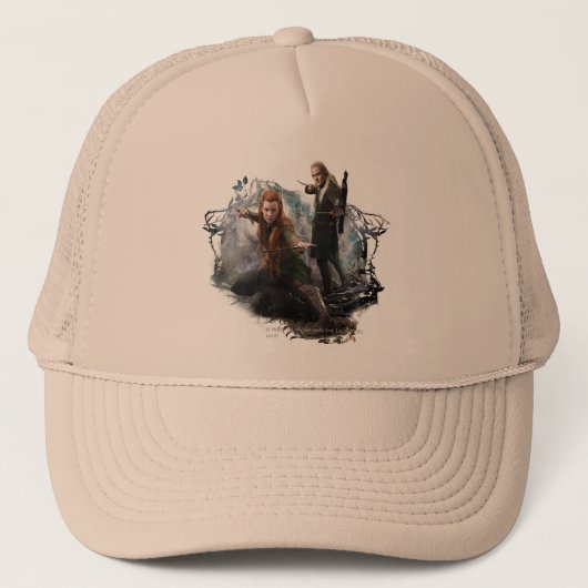 TAURIEL™ en LEGOLAS GREENLEAF™ Graphic Trucker Pet (Voorkant)