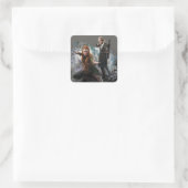 TAURIEL™ en LEGOLAS GREENLEAF™ Graphic Vierkante Sticker (Tas)