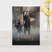 TAURIEL™ en LEGOLAS GREENLEAF™ Movie Poster 2 Kaart (Gele Bloem)