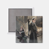 TAURIEL™ en LEGOLAS GREENLEAF™ Movie Poster 2 Magneet (Voorkant / Achterkant)