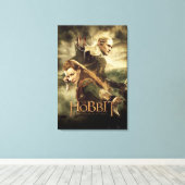 TAURIEL™ en LEGOLAS GREENLEAF™ Movie Poster 3 Canvas Afdruk (Insitu (Houten vloer))