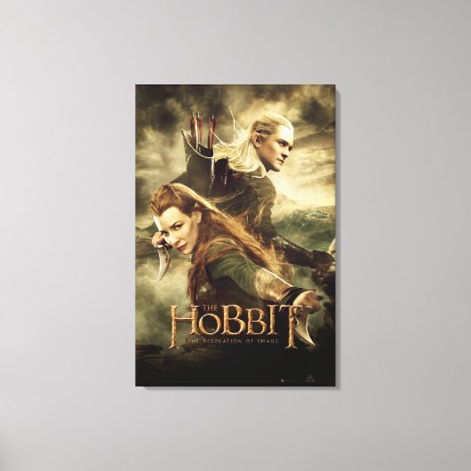 TAURIEL™ en LEGOLAS GREENLEAF™ Movie Poster 3 Canvas Afdruk (Voorkant)