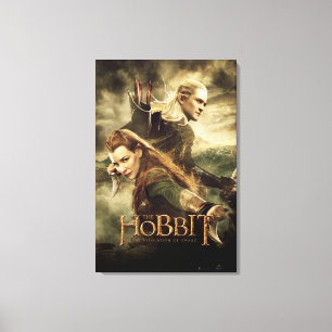 TAURIEL™ en LEGOLAS GREENLEAF™ Movie Poster 3 Canvas Afdruk