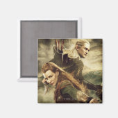 TAURIEL™ en LEGOLAS GREENLEAF™ Movie Poster 3 Magneet (Voorkant / Achterkant)