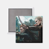 TAURIEL™ en LEGOLAS GREENLEAF™ Movie Poster Magneet (Voorkant / Achterkant)