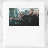 TAURIEL™ en LEGOLAS GREENLEAF™ Movie Poster Rechthoekige Sticker (Tas)