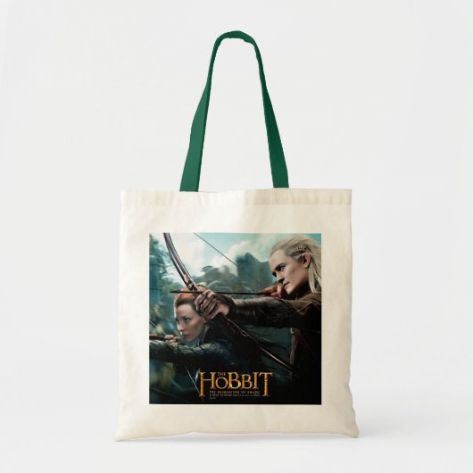 TAURIEL™ en LEGOLAS GREENLEAF™ Movie Poster Tote Bag (Voorkant)