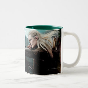 TAURIEL™ en LEGOLAS GREENLEAF™ Movie Poster Tweekleurige Koffiemok