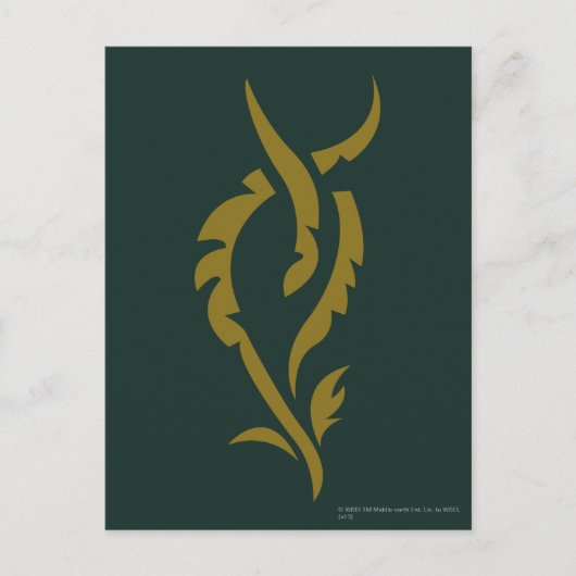 TAURIEL™ Floral Symbool Briefkaart (Voorkant)