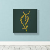 TAURIEL™ Floral Symbool Canvas Afdruk (Insitu (Houten vloer))