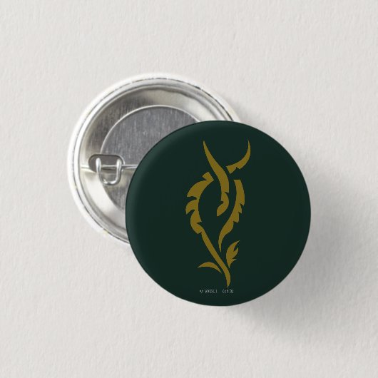 TAURIEL™ Floral Symbool Ronde Button 3,2 Cm (Voorkant /achterkant)