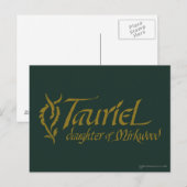 TAURIEL™ Naam Briefkaart (Voorkant / Achterkant)