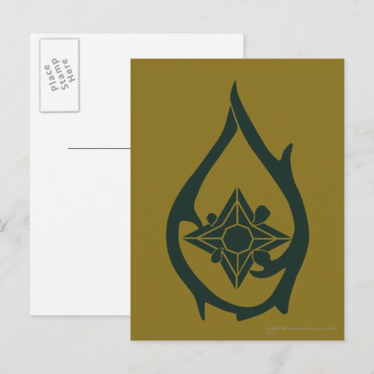 TAURIEL™-valsymbool Briefkaart (Voorkant / Achterkant)