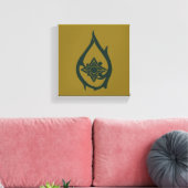TAURIEL™-valsymbool Canvas Afdruk (Insitu (Woonkamer))