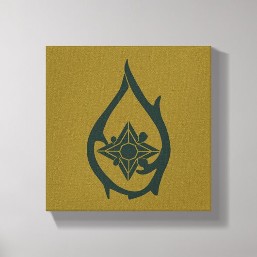 TAURIEL™-valsymbool Canvas Afdruk (Voorkant)