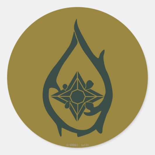 TAURIEL™-valsymbool Ronde Sticker (Voorkant)