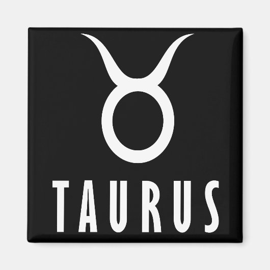 Tauris zodiac magneet (Voorkant)