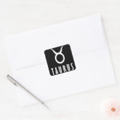 Tauris zodiac vierkante sticker (Envelop)