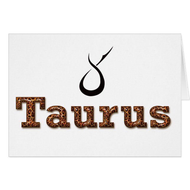 taurus, (Voorkant Horizontaal)