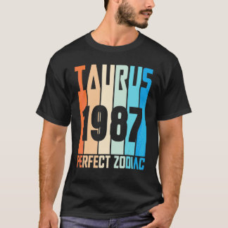 Taurus 1987 perfecte dierentuin bij 35 jaar T-shirt