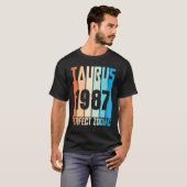 Taurus 1987 perfecte dierentuin bij 35 jaar T-shirt (Voorkant volledig)
