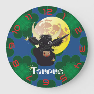 Taurus 21 april tot 20 mei wandklokken