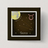 Taurus 21 april tot en met 20 mei Button (Voorkant)