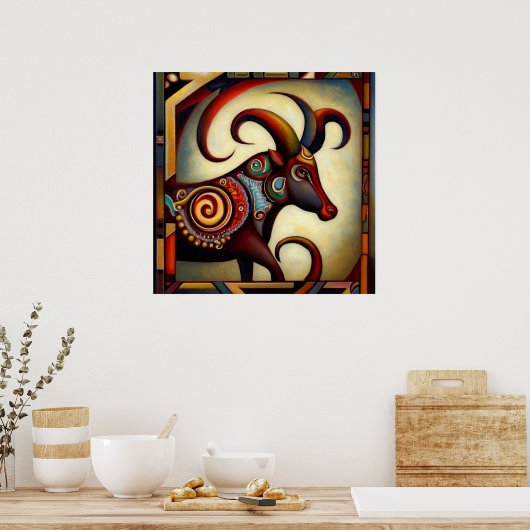 Taurus 4 poster (Keuken)