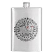 Taurus 8 oz. Heupflesje (Voorkant)