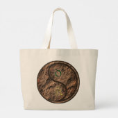 Taurus & Aarde Draak Grote Tote Bag (Achterkant)