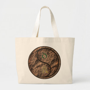 Taurus & Aarde Draak Grote Tote Bag