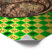 Taurus & Aarde Draak Poster (Hoek)