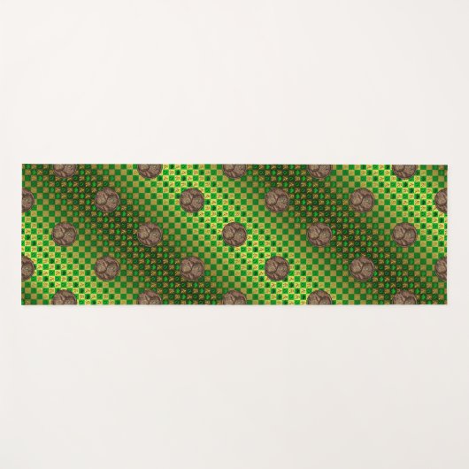 Taurus & Aarde Draak Yogamat (Voorkant (horizontaal))