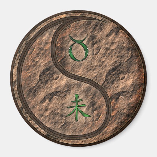 Taurus & Aardse Geit Magneet (Voorkant)