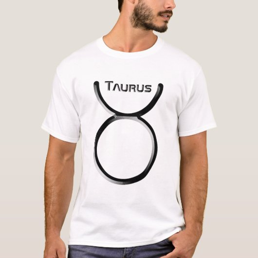 TAURUS, abstract ontwerp van het sterrenbeeld, T-shirt (Voorkant)