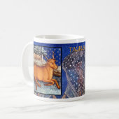 Taurus Ancient Zodiac Sign Astrology Coffee Cup Koffiemok (Voorkant links)