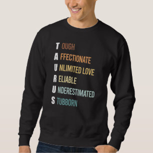 Taurus Apparel Zodiac Sign Trui