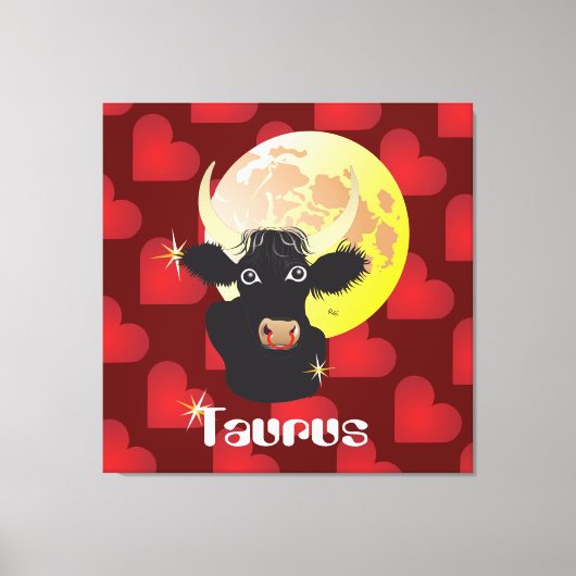 Taurus April 21 to May 20 Canvas Afdruk (Voorkant)