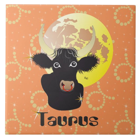 Taurus April 21 to May 20 Tile Tegeltje (Voorkant)