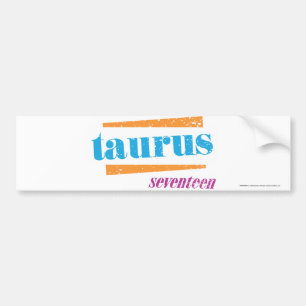 Taurus Aqua Bumpersticker