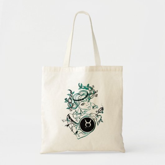 Taurus Art Deco Lady Tote Bag (Voorkant)