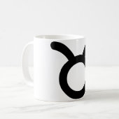 Taurus Astrological Symbol Sign 2 Koffiemok (Voorkant links)